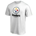 thumbnail image 2 of Men's White Pittsburgh Steelers Team Lockup 2 T-Shirt, 2 of 3