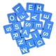 thumbnail image 5 of EeaseMX 100 piezas de virutas de madera natural azul, rompecabezas del alfabeto de 26 letras en inglés, caja de alfabetización para el desarrollo intelectual del bebé., 5 of 7