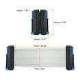 thumbnail image 2 of Uxcell Up to 2" Retractable Ping Pong Net Portable Table Tennis Net and Post Replacement for Any Table, Black Blue, 2 of 6