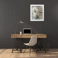thumbnail image 3 of Stramel, Renee W. 12x14 White Modern Wood Framed Museum Art Print Titled - Feather and Stone II, 3 of 4