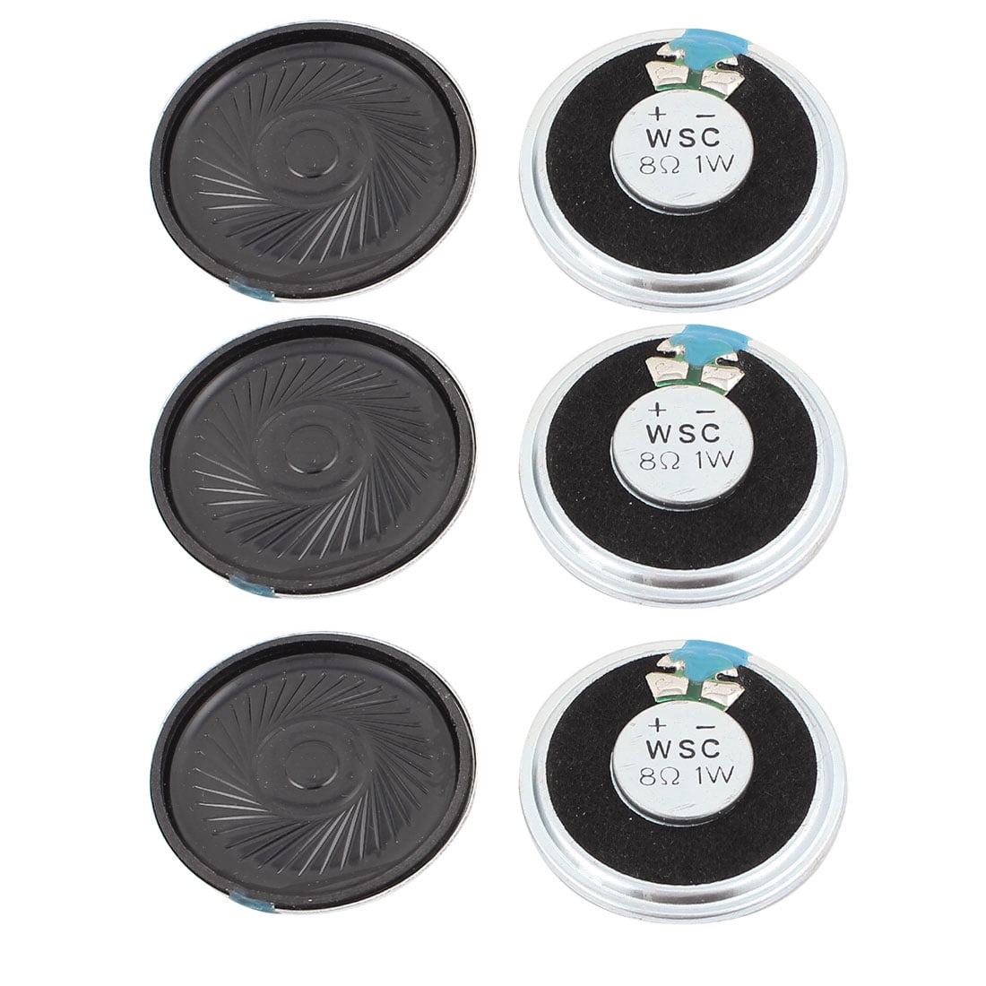 1W 40mm Diameter 8 Ohm Internal Speaker Loudspeaker 6Pcs