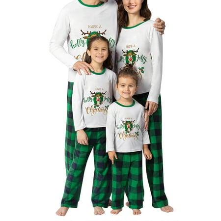 

Liangchengmei Family Christmas Pjs Matching Sets Baby Christmas Matching Jammies for Adults and Kids Holiday Xmas Sleepwear Set