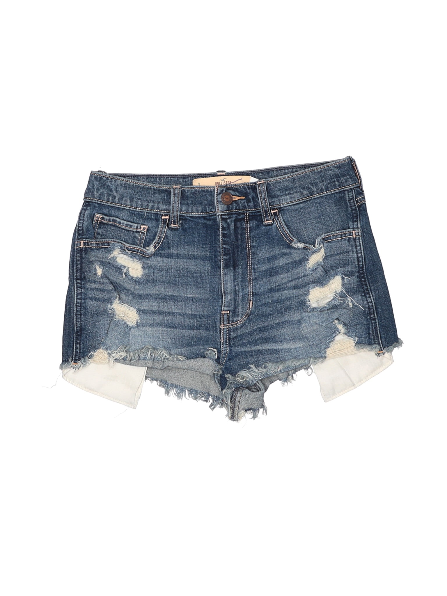 hollister jean skirt