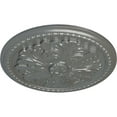 thumbnail image 3 of Ekena Millwork 16 7/8"OD x 1 1/2"P Swindon Ceiling Medallion (Fits Canopies up to 2 7/8"), Hand-Painted Silver, 3 of 6