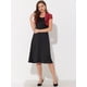 thumbnail image 2 of Satén Shrug Bolero Cap Sleeve Business Open Front Crop Cardigan para mujer borgoña M, 2 of 5