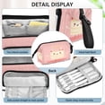 thumbnail image 4 of Nylon Fish Mouth Pencil Case with Large Capacity Zipper Pencil Pouch Cute Cartoon Birthday Cake Character Pencil Bag Organizers, 4 of 7