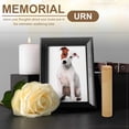 thumbnail image 5 of 4pcs Bamboo Scattering Urn, 5.1" x 1.2" Small Cremation Tube with Lid Mini Keepsake Brown for Male Female Pet Dog, 5 of 7