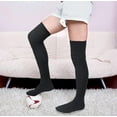 thumbnail image 6 of YooGuoGuo 4 Pairs Thigh High Socks for Women Knit Long Over the Knee Socks Knee High Socks Gifts, 6 of 6