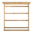 thumbnail image 5 of Beaumont Lane Transitional King Burl Wood Panel Bed in Natural, 5 of 8