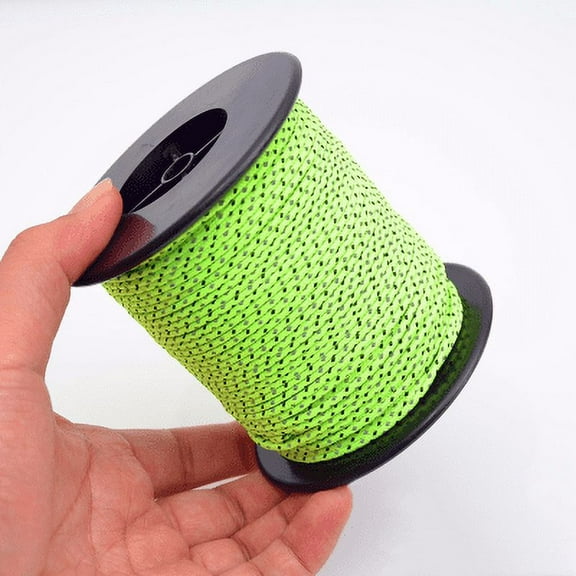 2.5mm 50M/16.4Ft Glow in the Dark Luminous Reflective Tent Rope Camping Cord
