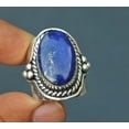 thumbnail image 4 of Oval Blue Lapis Lazuli Ring in 925 Sterling Silver, 4 of 4