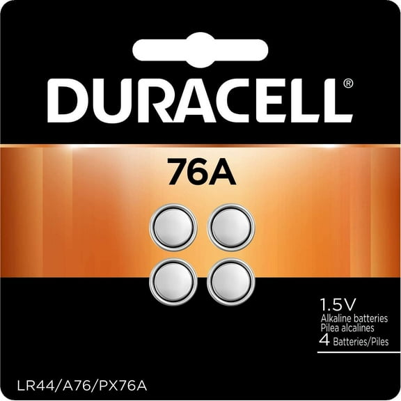 Duracell - 76A 1.5V Specialty Alkaline Battery - long lasting battery - 4 count