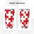 thumbnail image 3 of KLL Red Cross 1 Print 40oz Stainless Steel Insulated Car Cup with Spillproof Lid - Keep Your Drink Hot or Cold on the Go-Straw Three-piece Set, 3 of 8