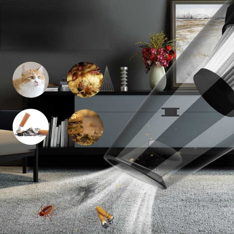 MultiFunctional Hand Vacuum, 6000PA USB Powered Car Vacuum Cleaner Quick Clean Up Tool for Pet Hair, Crumb, Debris