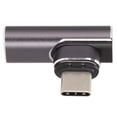 thumbnail image 1 of Tipo C Hembra A Tipo C Macho, Adaptador Magnético USB C Conveniente Práctico Para Habitación Para El Hogar Para La Oficina ANGGREK Codo, 1 of 8