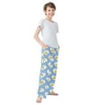 thumbnail image 4 of FORMRS Kids Pajama Pants with Pockets Size 11-12Y Boys Lounge Sleep Bottoms, Playful Fried Eggs, 4 of 8