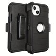 thumbnail image 1 of Ultra-Durable Military Phone Case Back Clip Holder, Compatible with iPhone 15 and iPhone 14 Pro Max, 1 of 5