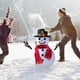 thumbnail image 1 of Juguetes Para Niño Conjunto de ropa navideña de muñeco de nieve con botones de madera, gorro, bufanda y tubo Juguetes Para Bebe 1 Año, 1 of 7