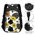 thumbnail image 3 of Fotbe Sunflowers Country Mochila con Estampado y Puerto USB para Hombre y Mujer, Mochila Antirrobo, Mochila de Viaje, Mochila Escolar, Mochila Universitaria, 3 of 7