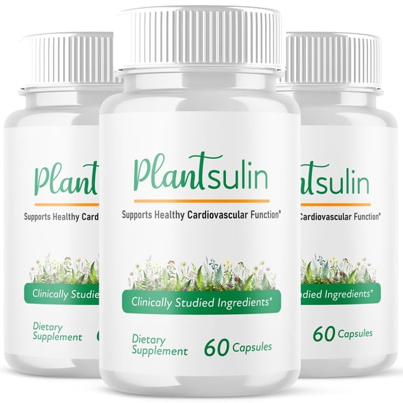Plantsulin Blood Balance Support Pills Advanced Formula Vitamin Supplement 180 Capsules