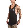 thumbnail image 1 of Ropa de gimnasio de marca, camisetas de algodón, canotte, culturismo, camiseta sin mangas con tirantes, camiseta de fitness para hombres, chaleco sin mangas para chicos musculosos, camiseta sin mangas Tan Jianjun unisex, 1 of 2
