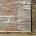 thumbnail image 5 of nuLOOM Sammy Abstract Fringe Area Rug, 2' 8" x 8', Rust, 5 of 9