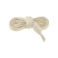 thumbnail image 4 of INSPIRE CHIC 1 Pair Contrast Color Colorful Flat Shoelaces Braided Twist Shoestring Laces Sneakers Beige 100cm/39.37", 4 of 4