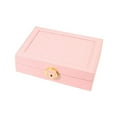 thumbnail image 4 of Segolike Box Organizer Mini Jewlery Case for Rings Bracelets Ear Studs Pink, 4 of 7