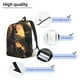 thumbnail image 3 of Disketp Sunset Meditating Doberman print Canvas Backpack Lightweight Travel Daypack Student Rucksack Laptop Backpack-, 3 of 5