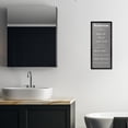 thumbnail image 3 of Stupell Industries Cottage Bathroom Rules Reminders Black Framed Giclee Art, 10 x 24, by Julia Frost, 3 of 8