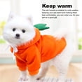thumbnail image 3 of Sudadera con capucha para mascotas Invierno Otoño Fruta Animal Chaqueta con capucha Traje Ropa Traje Festival de clima frío Ropa Sudadera Tipo 3 XS Eigraketly PT000572-13, 3 of 7