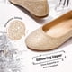 thumbnail image 2 of Zapatos de Vestir para Niña DREAM PAIRS MUY Dorado Brillante Talla 5, 2 of 6