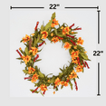 thumbnail image 3 of 22" Coreopsis Wreath, 3 of 4