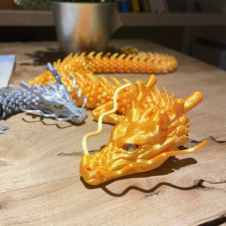 3D Printed Articulated Dragon Chinese Long Flexible Realistic