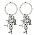 thumbnail image 2 of 2Pcs Chemistry Science Keychain Pendant Key Ring Charm Biochemistry Teacher Gift, 2 of 9
