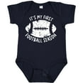 thumbnail image 3 of Inktastic It's My 1st Football Season Distressed Boys or Girls Baby Bodysuit, 3 of 5