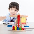 thumbnail image 4 of Juego de equilibrio de madera para niños, juguetes educativos para edades tempranas, material didáctico escolar, 1 Juego, 4 of 5