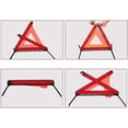 thumbnail image 4 of Reflective Warning Triangle Emergency Warning Triangle Roadside Safety Triangle Kits (Set of 1) Set of 1, 4 of 5