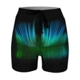 thumbnail image 6 of Swim Shorts for Women Printed High Waist Swimsuit Bottom Loose Fit Sports Yoga Swim Bottoms Green XXL, 6 of 7