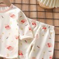 thumbnail image 6 of TOWED22 Baby Girl Clothes Long Sleeve Sweatshirt Pullover Tops + Joggers Pants Fall and Winter Outfit Set Size:6-7 Y,Color:Light Pink, 6 of 6
