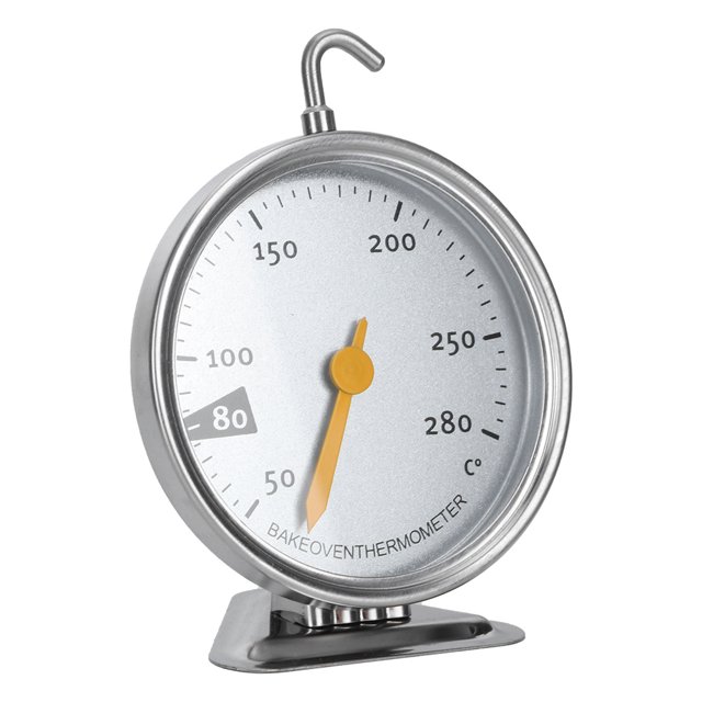 Thermomètre de Four, Thermomètre de Four à Grand Cadran en Acier Inoxydable, Thermomètre de Four en Acier Inoxydable, Performance Fiable
