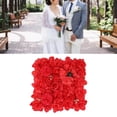 thumbnail image 4 of YAHHU 14"x14" Artificial Silk Flower Wall Panels – Red Rose & Jasmine Backdrop for Wedding, Photo Booth, Home Décor, 4 of 12
