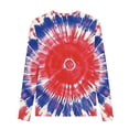 thumbnail image 3 of Favoffer Summer Unisex Kids Multicolor Tie-Dye Graphic Tee Round Neck Long Sleeve Stretchy Trendy Top Casual Travel Home Party 3-14Y, 3 of 5