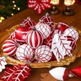 thumbnail image 4 of Lolsea 106ct Christmas Balls Ornaments Set, Colorful Plastic Shatterproof Decorative Baubles for Xmas Tree Decor, Red & White, 4 of 8