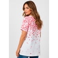 thumbnail image 4 of Roaman's Women's Plus Size Cotton Ultimate Crewneck Tee, 4 of 6