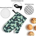 thumbnail image 5 of Manatee Oven Mitts and Pot Holders Sets,Heat Resistant Non-Slip Cooking Gloves with Cotton Lining for Kitchen Baking Grilling BBQ, 5 of 6