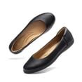 thumbnail image 2 of Bailarinas DREAM PAIRS para mujer, negras, puntera redonda, sin cordones, 2 of 7
