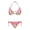 Daisy Strawberry Print, variant on Women Two Piece Heart Pattern Bikini Set Plus Size Quick Dry Swimwear Halter Tie Side Bathing Suit for Women Beach Swimwear