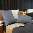 thumbnail image 4 of Juego de ropa de cama Insert Utopia de 2 unidades, color gris, 66 x 66 cm, 4 of 7