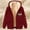 05 Wine, variant on YueHuiYing Womens Western Print Zip up Hoodies Sweatshirt Jacket Coat with Pockets Casual Warm Outwear